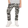 Solvera Joggingbroek voor kinderen, elastische tailleband, camouflage-broek voor jongens en cargo, met zakken