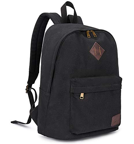 Seemeroad Canvas Laptop Backpack Durable Rucksack