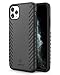 EUASOO iPhone 11 Pro Max Case,PC + Soft TPU Cover Double Protection, High Effective Heat Dissipation,Support Wireless Charging ,Anti-Scratch Resistant Cover for iPhone 11 Pro Max,Black