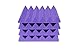 Soundproofing Acoustic Studio Foam - Purple Color - Wedge Style Panels 12”x12”x2” Tiles - 4 Pack