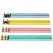 Yellow Mountain Imports Jewel Tone Multi-Color Acrylic Mahjong Racks, 18 Inches - Set of 4 Translucent Racks - Includes Brass Ends for Pushers and Scoring Coins