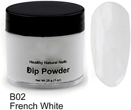 NMKL Dip Powder Professional Acrylic Nail System Manicure Tool, 1 oz (French White)