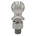CURT 40083 Stainless Steel Trailer Hitch Ball, 6,000 lbs, 2-Inch Diameter, 1 x 2-1/8-Inch Shank