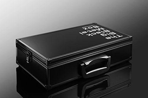The Big Black Metal Box (BBB/CAH Edition) | Suitable for Cards Against Humanity, Magic The Gathering, Yugioh, Etc (Game Not Included) | Includes 8 Dividers | Fits up to 2500 Loose Unsleeved Cards