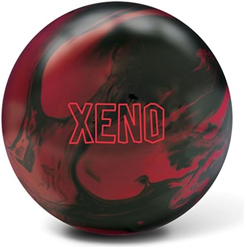 Radical Xeno Bowling Ball, 14 lb, Black/Red
