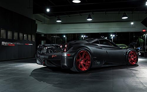 2016 ADV1 Wheels Pagani Huayra Rear Silk Wall Art Poster Print - 20x30 inch (50x75cm)