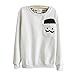 URUOI Women's Baggy Style Long Sleeve Pullovers Free Size 10-12 US
