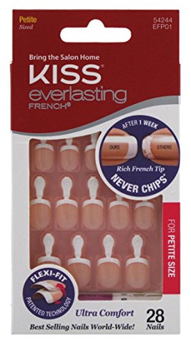 Kiss Everlasting French Nail Kit Petite 28 Nails (6 Pack)