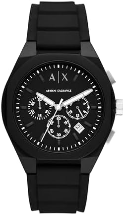 Amazon.com: Armani Exchange A｜X Men's Multifunction Black