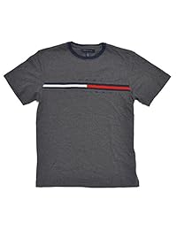 Tommy Hilfiger Classic Fit Big Logo - Camiseta para hombre, color azul