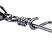 Dr.Fish 10 Pack Fishing Snap Swivels Ball Bearing Swivels Fishing Tackle Saltwater & Freshwater Coast-Lock Lure Snap Clips Terminal Tackle Line Leader Connector Accessories 35LB