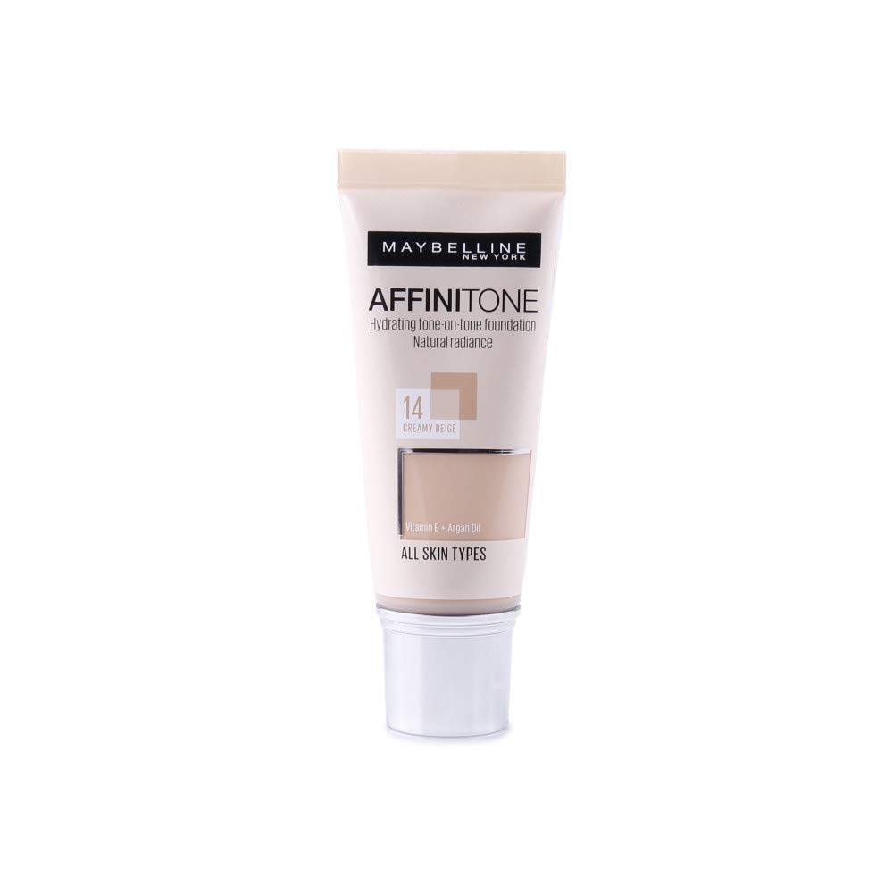 Maybelline Affinitone Unifying Foundation Cream (14 Creamy Beige) 30 ml