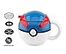 Just Funky Pokemon Great Ball Molded Mug with Lid