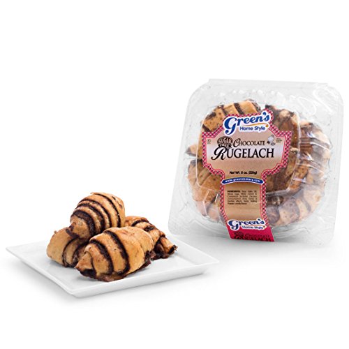 Greens Bakery Sugarfree Chocolate Rugelach Kosher Pastry 8 Oz by
