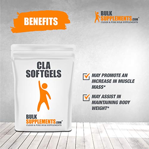 2 BulkSupplements+Softgels+1000mg+Conjugated+Linoleic