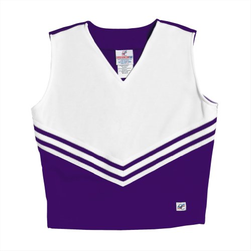 V-Neck Cheerleading Shell, AXL, Purple