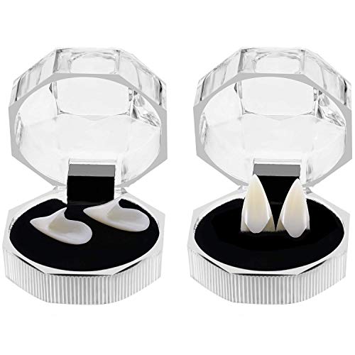 3 Pairs Halloween Vampire Fangs Teeth with Adhesive Halloween Party