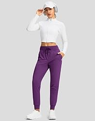 G Gradual Women's Joggers Pants with Zipper Pockets