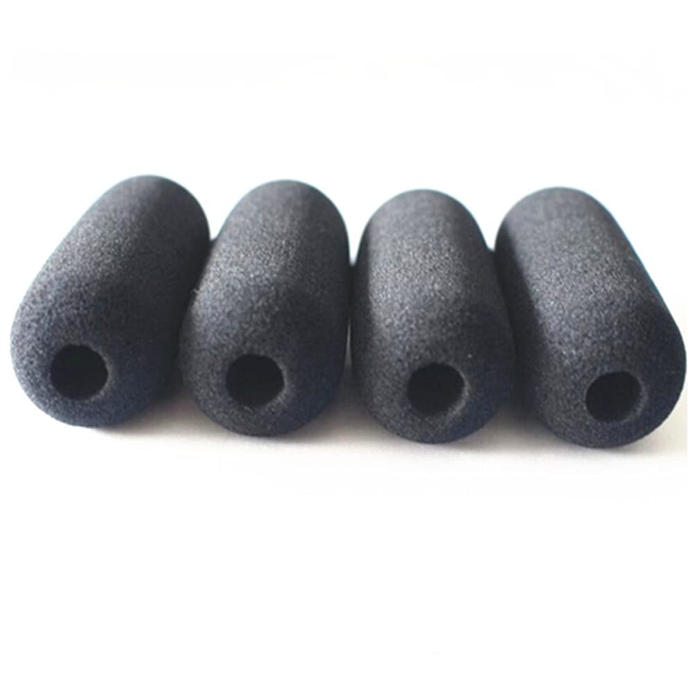 4 Pack Dense Mic Foam Cover Windscreens for Sennheiser HMEC-25, HME100, HME110, HMEC-400 and Gaming Headsets