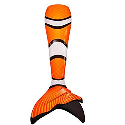 DYCH Monofin for Kids, 3 - 8 Years Old Kids Mermaid Fins (Black)