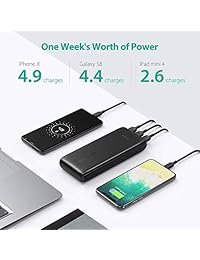 RAVPower 22000 Batería Externa, Negro