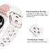 Compatible Apple Watch Band 38mm & 40mm, Alritz Silicone Sport Strap Replacement for Apple Watch Series 4/Series 3/Series 2/Series 1/Nike+