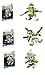 Lego, Mixels Series 4 Bundle Set of Orbitons, Rokit (41527), Niksput (41528), Nurp-Naut (41529)