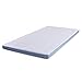 Cr 3-inch Foam Mattress Topper with Ultra Soft Cover, Twin Size, 37.5