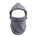 Triwonder 6 in 1 Thermal Fleece Balaclava Hood Police Swat Ski Bike Wind Stopper Mask (Grey)