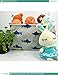 FANKANG Storage Bins, Nursery Hamper Canvas Laundry Basket Foldable with Waterproof PE Coating Large Storage Baskets for Kids Boys and Girls, Office, Bedroom, Clothes,Toys (Rec- Shark)