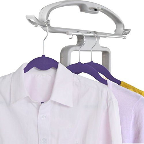 SALAV, Professional Series Upright Garment Steamer, Includes Roll Wheels, Two Hanger Clips