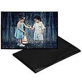 Iconikal 4 x 6 Magnetic Photo Sleeves, Black, 11 Pack