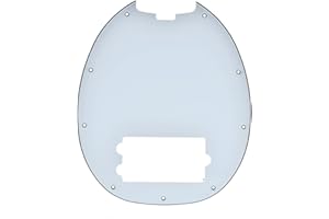 Dopro Bass Pickguard Fit for Musicman classic 4 string StingRay bass models White 3Ply