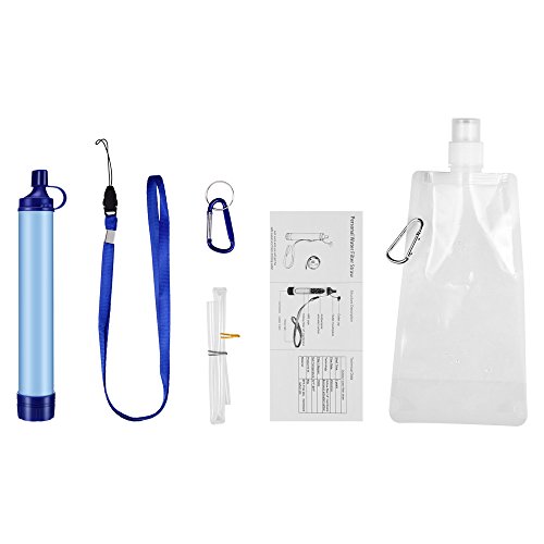 Mersuii Personal Water Filter Straw,Portable Straw Water Filter for Camping, Hiking, Travel or Backpacking (Water Filter Straw) - Thumbnail 4