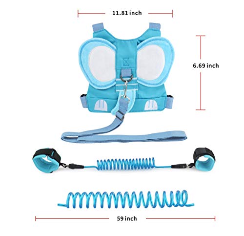 image for Idefair Kids Leash and Wrist Link Set, Toddler Anti Lost Safety Harnes