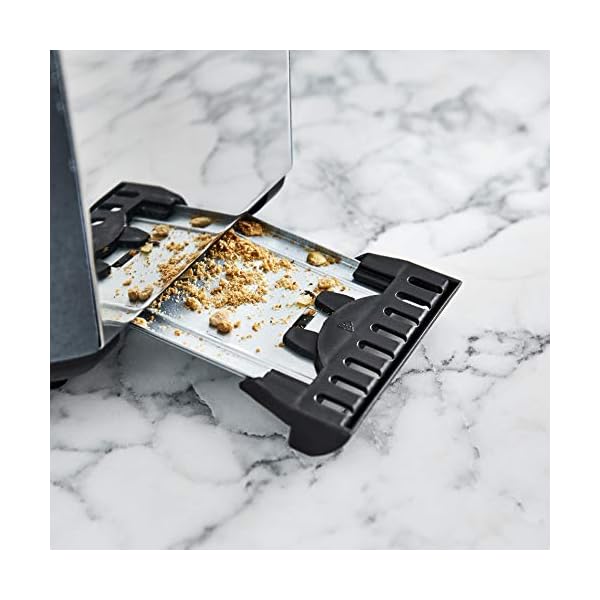 Tower-T20052BLU-2-Slice-Toaster-Ice-Diamond-Collection-with-Reflective-Diamond-Effect-DefrostReheatCancel-Functions-850-W-Steel-Blue Tower T20052BLU Ice Diamond 2 Slice Toaster with 7 Browning Settings, 850W, Blue