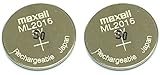 MAXELL ML2016 x 2pcs Lithium Manganese Batteries (ML) Lithium Rechargeable Battery