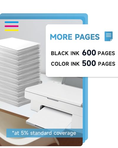 Inkyeah 540 541 XL, PG-540 CL-541 XL Ink Cartridge Replacement for Canon 540 541, Ink 540 and 541 for PIXMA TS5150 TS5151 MX475 MG3650s MG3600 MG3650 MG4250 3200 MG3550 MG3150 MG3550