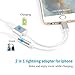 2 in 1 Headphones Adapter for iPhone 7 [2-Pack],Loveying iPhone Splitter,2-Port Headphone Audio and Charger Adapter for iphone7 … …thumb 2