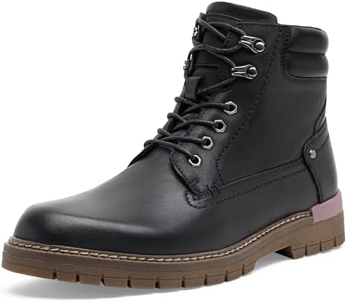 靴 Mid Cut Leather Boots Amazon.com | Men's Leather High Top Motorcycle Combat Boots