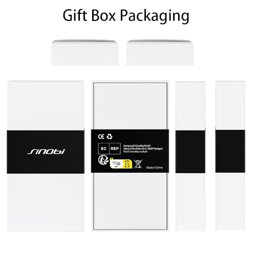 SINOBI Business Watches Men Fashion Original Design Watch Men Steel Mesh Men's Watch Clock Relogio Masculino Creative Wristwatch (S9659G05-Black/White)