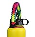 GALAXTEK Paracord Handle for Hydro Flask, Iron Flask, Simple Modern, Secure Carrier, for 12oz to 64oz Wide Mouth Stainless Steel Water Bottles, Easy to Carry Accessory (Colorful)