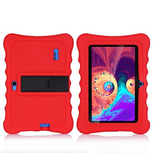 AKNICI Folio Case Cover for Tablet PADGENE 10.1 T8 T9 / Qimaoo 10.1 K2 T104 / Allmeida 10 inch Tablet, PADGENE T8 T9 / Qimaoo K2 T104 / Allmeida 10 inch PU Leather Case with Stand Function (Black)