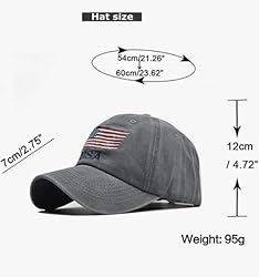 USA Flag Hat - American Flag- Embroidered - Put
