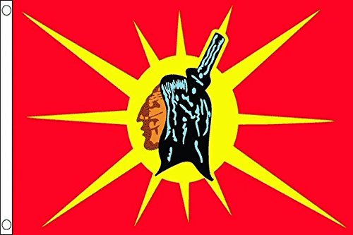 AZ FLAG - Mohawk People Flag - 2x3 Ft - 100D Polyester Mohawks Banner with Two Metal Grommets - Fade Resistant - Vivid Colors - 2' x 3' Feet - 90x60 Cm