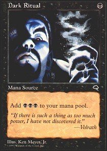 Magic: the Gathering - Dark Ritual - Tempest