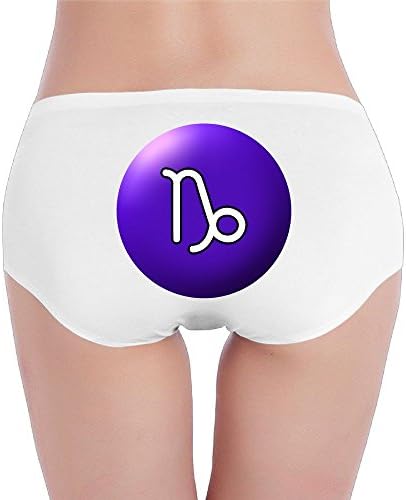 TIA HICKS Capricorn Constellation Zodiac Black Friend Women's Panties Hipsters Underwear Briefs Pajamas Trousers