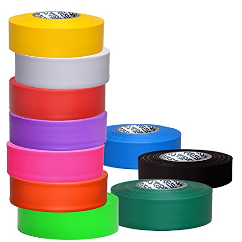 Presco Taffeta Roll Flagging Tape: 1-3/16 in. x 300 ft. (Black)