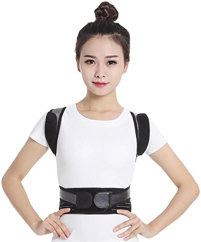 JZLV Therapy Posture Corrector Adult Men and Women Back Support Body Back Pain Lumbar Belt Orthopaedic Adjustable Shoulder , xl