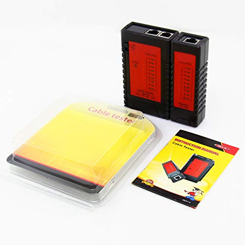 KOLSOL Network LAN Cable Tester 60V RJ45 RJ11 RJ12 Cat5 Cat6 UTP Phone Wire Automatic Test Tool